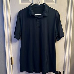 Lululemon men’s size large short sleeve polo, navy
